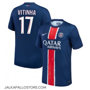 Paris Saint-Germain Vitinha #17 Kotipaita 2024-25 Lyhythihainen